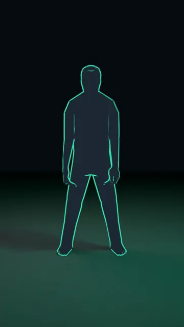 A squat rising back out of the bottom
